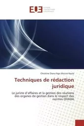 Techniques de rédaction juridique