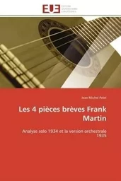 Les 4 pièces brèves frank martin