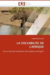 La solvabilite de l''afrique