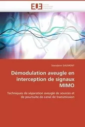 Démodulation aveugle en interception de signaux mimo