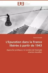 L'epuration dans la france libérée à partir de 1943