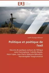 Politique et poétique de l'exil