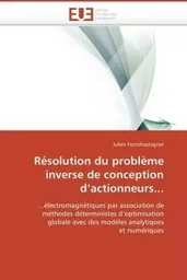 Résolution du problème inverse de conception d actionneurs...