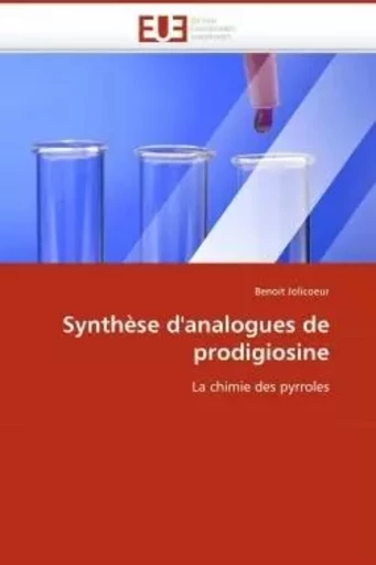 Synthèse d''analogues de prodigiosine -  JOLICOEUR-B - UNIV EUROPEENNE