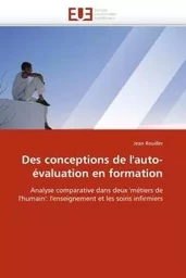 Des conceptions de l''auto-évaluation en formation