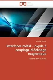 Interfaces métal   oxyde à couplage d'échange magnétique