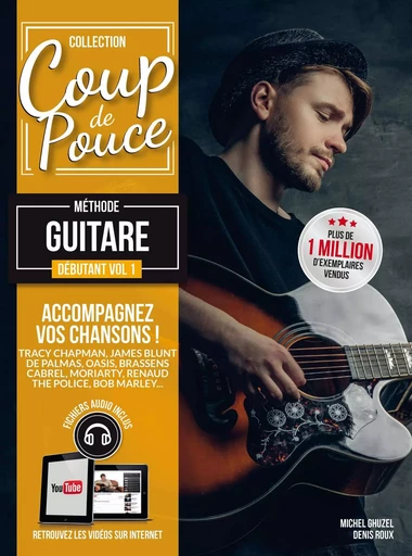 Méthode Coup de pouce guitare vol.1 - Roux Denis, Michel Ghuzel - COUP DE POUCE