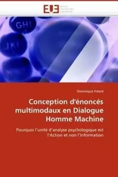 Conception d''énoncés multimodaux en dialogue homme machine