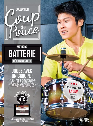 Méthode Coup de pouce batterie vol.3 - Denis ROUX, Silvio Biello - COUP DE POUCE