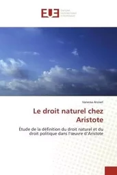 Le droit naturel chez Aristote