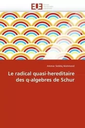 Le radical quasi-hereditaire des q-algebres de schur