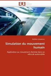 Simulation du mouvement humain