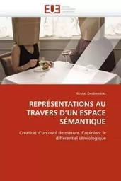 Représentations au travers d''un espace sémantique