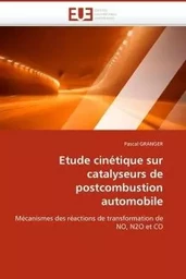 Etude cinétique sur catalyseurs de postcombustion automobile