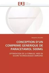 Conception d un comprime generique de paracetamol 500mg