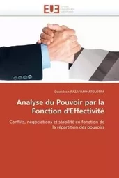 Analyse du pouvoir par la fonction d'effectivité