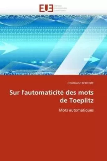 Sur l''automaticité des mots de toeplitz -  BERCOFF-C - UNIV EUROPEENNE