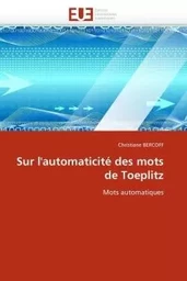 Sur l''automaticité des mots de toeplitz