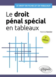 Le droit pénal spécial en tableaux