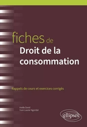 Fiches de Droit de la consommation