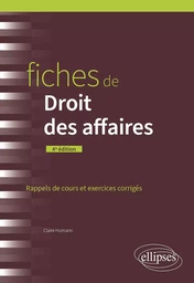 Fiches de droit des affaires