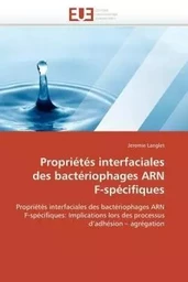 Propriétés interfaciales  des bactériophages arn  f-spécifiques