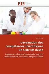 L''évaluation des compétences scientifiques en salle de classe