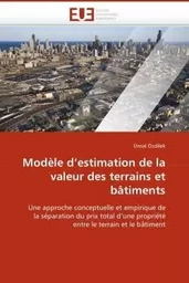 Modèle d''estimation de la valeur des terrains et bâtiments