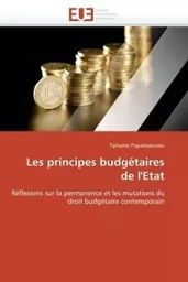 Les principes budgétaires de l'etat