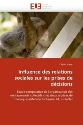 Influence des relations sociales sur les prises de décisions -  SUEUR-C - UNIV EUROPEENNE