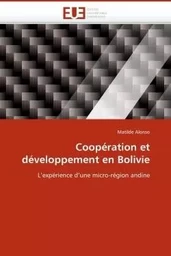 Coopération et développement en bolivie