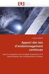 Apport des lois d''endommagement continues