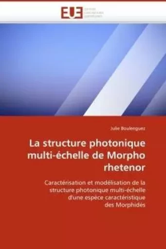 La structure photonique multi-échelle de morpho rhetenor -  BOULENGUEZ-J - UNIV EUROPEENNE