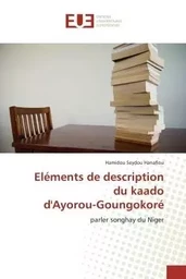 Eléments de description du kaado  d'ayorou-goungokoré