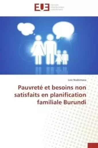 Pauvreté et besoins non satisfaits en planification familiale burundi -  NSABIMANA-L - UNIV EUROPEENNE