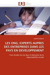 Les ong, experts aupres des entreprises dans les pays en developpement