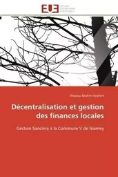 Décentralisation et gestion des finances locales