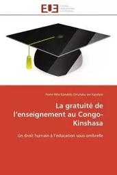 La gratuité de l enseignement au congo-kinshasa