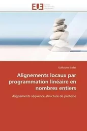 Alignements locaux par programmation linéaire en nombres entiers