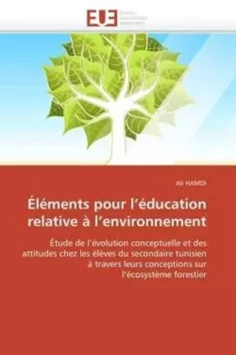 Éléments pour l éducation relative à l environnement -  HAMDI-A - UNIV EUROPEENNE