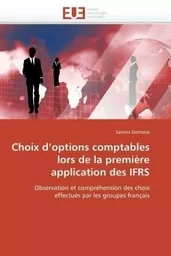 Choix d'options comptables lors de la première application des IFRS