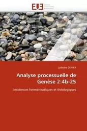 Analyse processuelle de genèse 2:4b-25