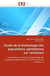 Etude de la bioécologie des populations aphidiennes sur l''artichaut