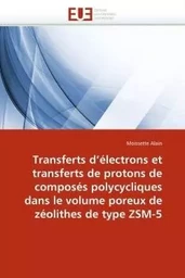 Transferts électrons transferts protons de composés polycycliques volume poreux zéolithes type zsm-5