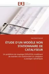 Étude d''un modèle non stationnaire de catalyseur