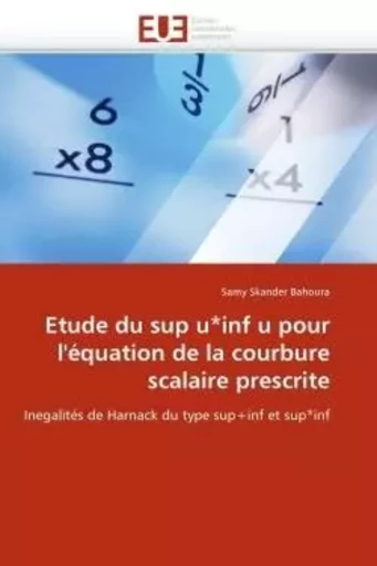 Etude du sup u*inf u pour l''équation de la courbure scalaire prescrite -  SKANDER BAHOURA-S - UNIV EUROPEENNE