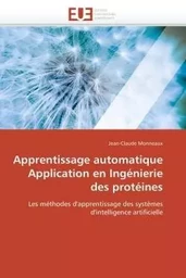 Apprentissage automatique application en ingénierie des protéines