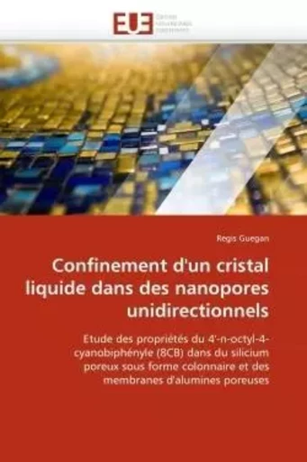 Confinement d''un cristal liquide dans des nanopores unidirectionnels -  GUEGAN-R - UNIV EUROPEENNE