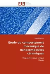 Etude du comportement mécanique de nanocomposites céramiques