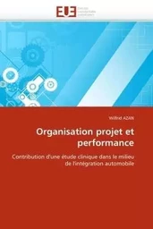 Organisation projet et performance